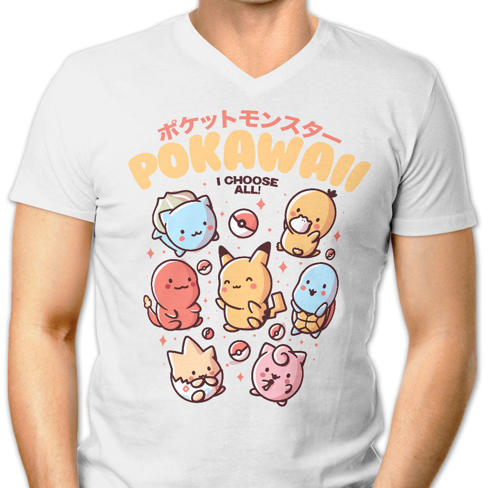 I Choose All Men's V-Neck - Adult & Kids T-Shirts, Sweatshirts & Hoodies apparel design preview 1
