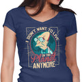 I Don't Want to Live Here Women's V-Neck - Adult & Kids T-Shirts, Sweatshirts & Hoodies apparel design preview 1