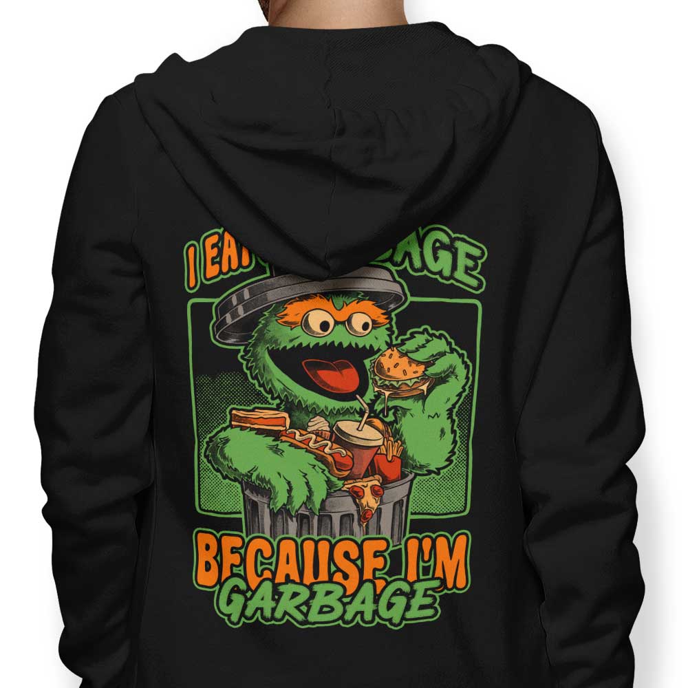 I Eat Garbage - Adult & Kids T-Shirts, Sweatshirts & Hoodies apparel design preview 1