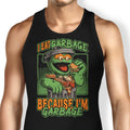 I Eat Garbage Tank Top - Adult & Kids T-Shirts, Sweatshirts & Hoodies apparel design preview 1