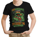 I Eat Garbage Youth Apparel - Adult & Kids T-Shirts, Sweatshirts & Hoodies apparel design preview 1