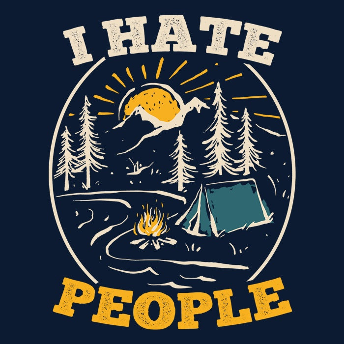 I Hate People Men's Apparel - Adult & Kids T-Shirts, Sweatshirts & Hoodies apparel design preview 2