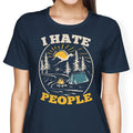 I Hate People Women's Apparel - Adult & Kids T-Shirts, Sweatshirts & Hoodies apparel design preview 1