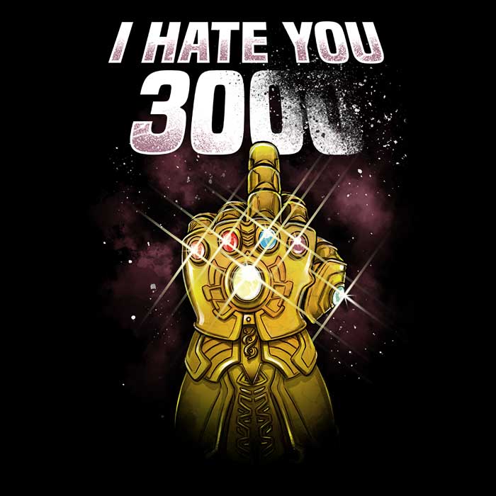 I Hate You 3000 Men's Apparel - Adult & Kids T-Shirts, Sweatshirts & Hoodies apparel design preview 2