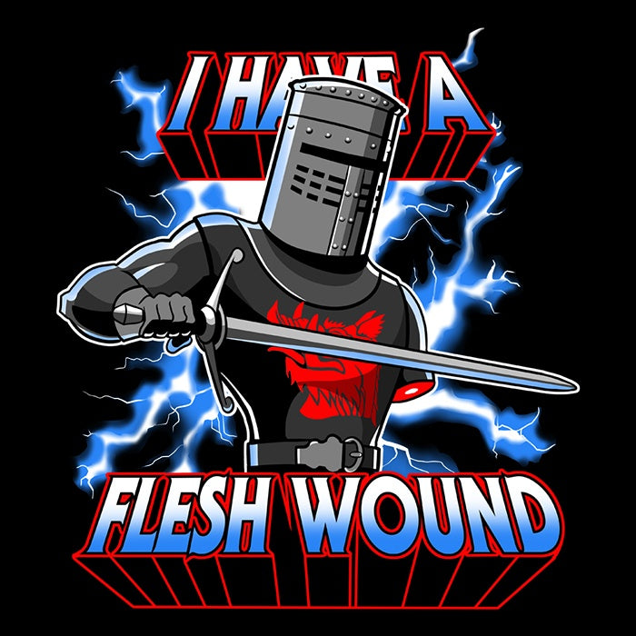 I Have a Flesh Wound Tank Top - Adult & Kids T-Shirts, Sweatshirts & Hoodies apparel design preview 2