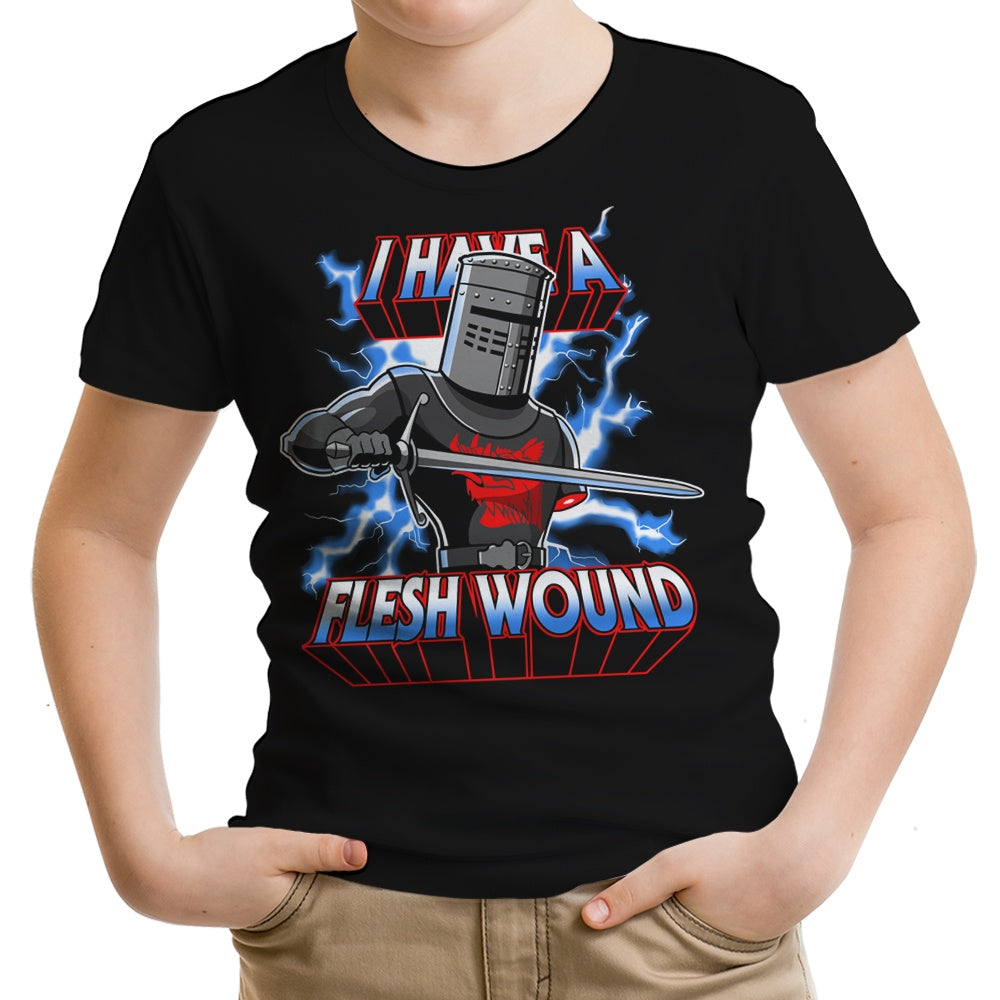 I Have a Flesh Wound Youth Apparel - Adult & Kids T-Shirts, Sweatshirts & Hoodies apparel design preview 1