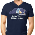 I Have Plans Men's V-Neck - Adult & Kids T-Shirts, Sweatshirts & Hoodies apparel design preview 1