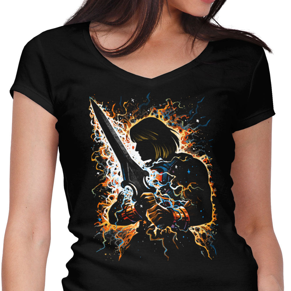 I Have the Power Women's V-Neck - Adult & Kids T-Shirts, Sweatshirts & Hoodies apparel design preview 1