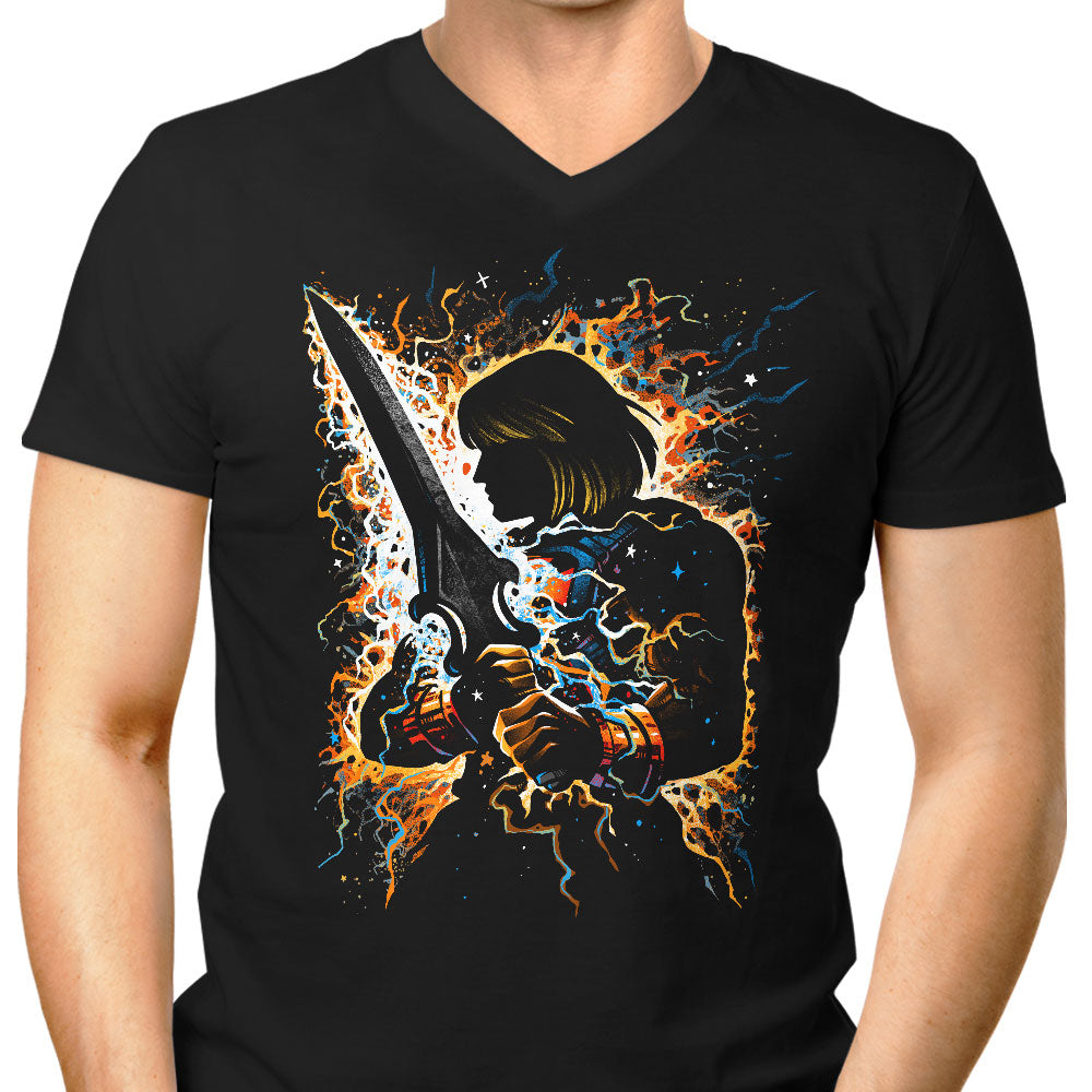 I Have the Power Men's V-Neck - Adult & Kids T-Shirts, Sweatshirts & Hoodies apparel design preview 1
