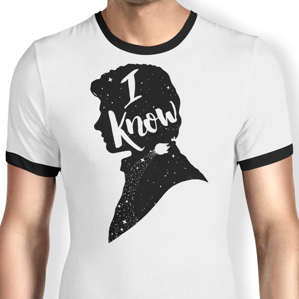 I Know Ringer - Adult & Kids T-Shirts, Sweatshirts & Hoodies apparel design preview 1