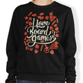 I Love Board Games - Adult & Kids T-Shirts, Sweatshirts & Hoodies apparel design preview 1