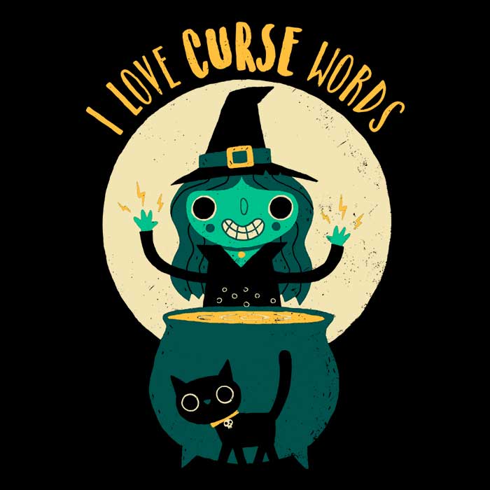 I Love Curse Words Men's Apparel - Adult & Kids T-Shirts, Sweatshirts & Hoodies apparel design preview 2