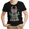 I Love the Chaos Youth Apparel - Adult & Kids T-Shirts, Sweatshirts & Hoodies apparel design preview 1