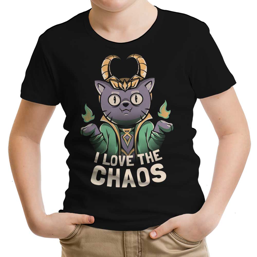 I Love the Chaos Youth Apparel - Adult & Kids T-Shirts, Sweatshirts & Hoodies apparel design preview 1