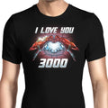 I Love You 3000 Men's Apparel - Adult & Kids T-Shirts, Sweatshirts & Hoodies apparel design preview 1