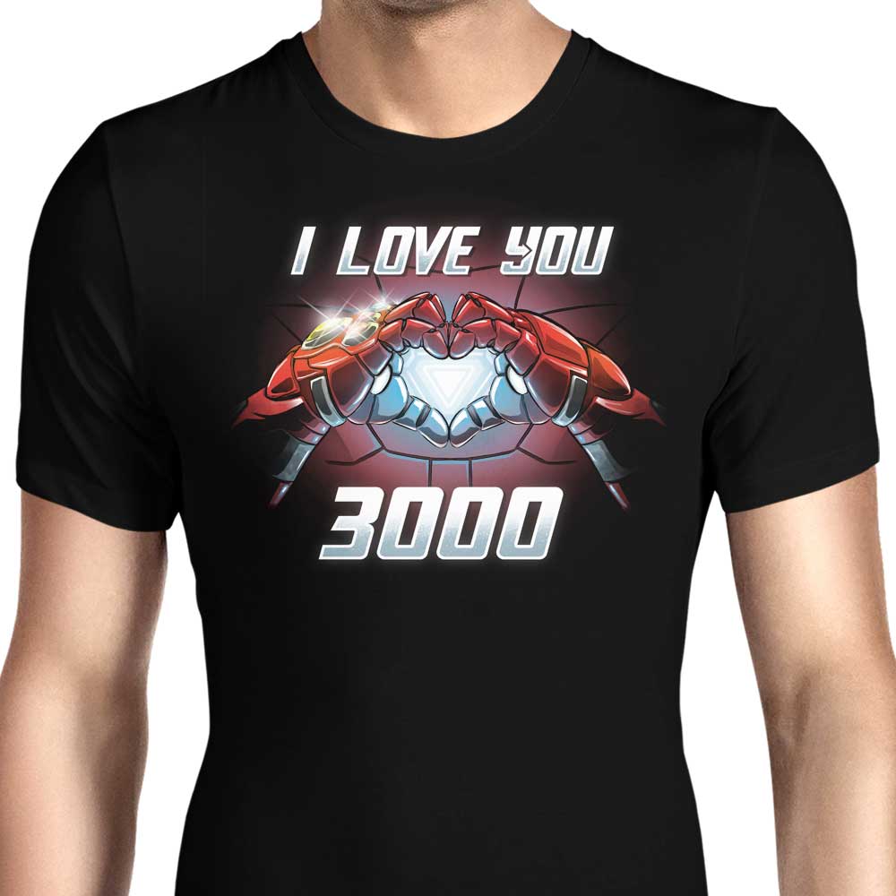 I Love You 3000 Men's Apparel - Adult & Kids T-Shirts, Sweatshirts & Hoodies apparel design preview 1