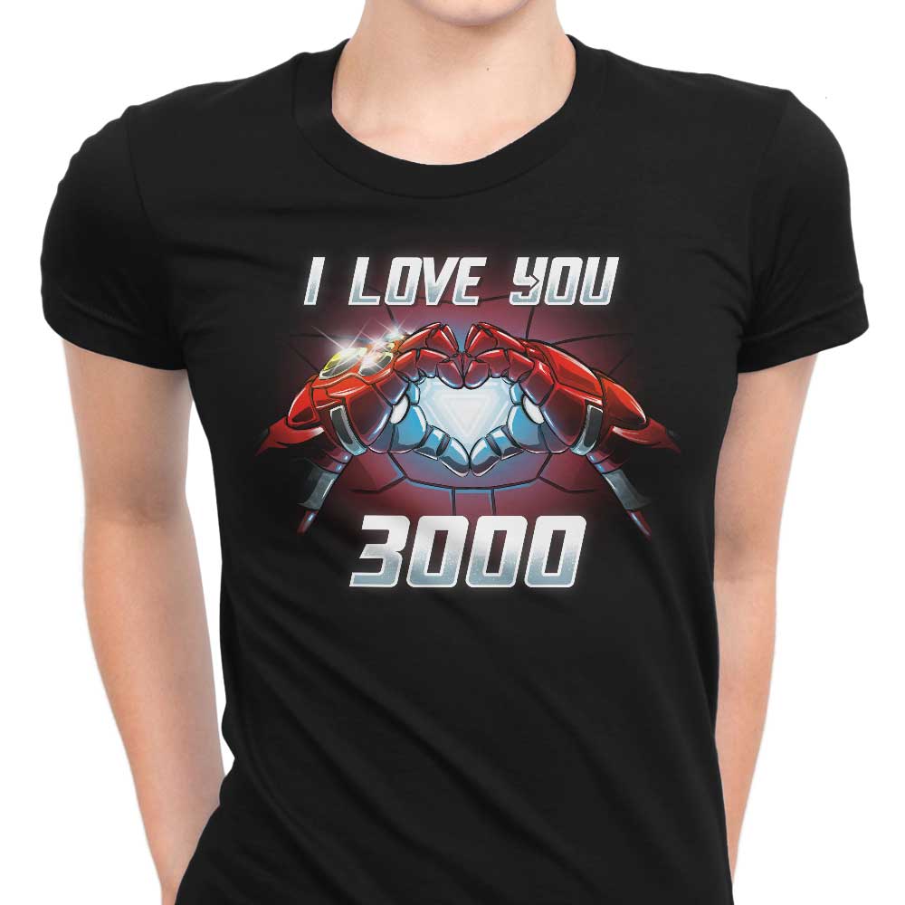 I Love You 3000 Women's Apparel - Adult & Kids T-Shirts, Sweatshirts & Hoodies apparel design preview 1