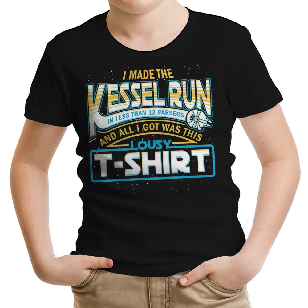 I Made the Kessel Run Youth Apparel - Adult & Kids T-Shirts, Sweatshirts & Hoodies apparel design preview 1