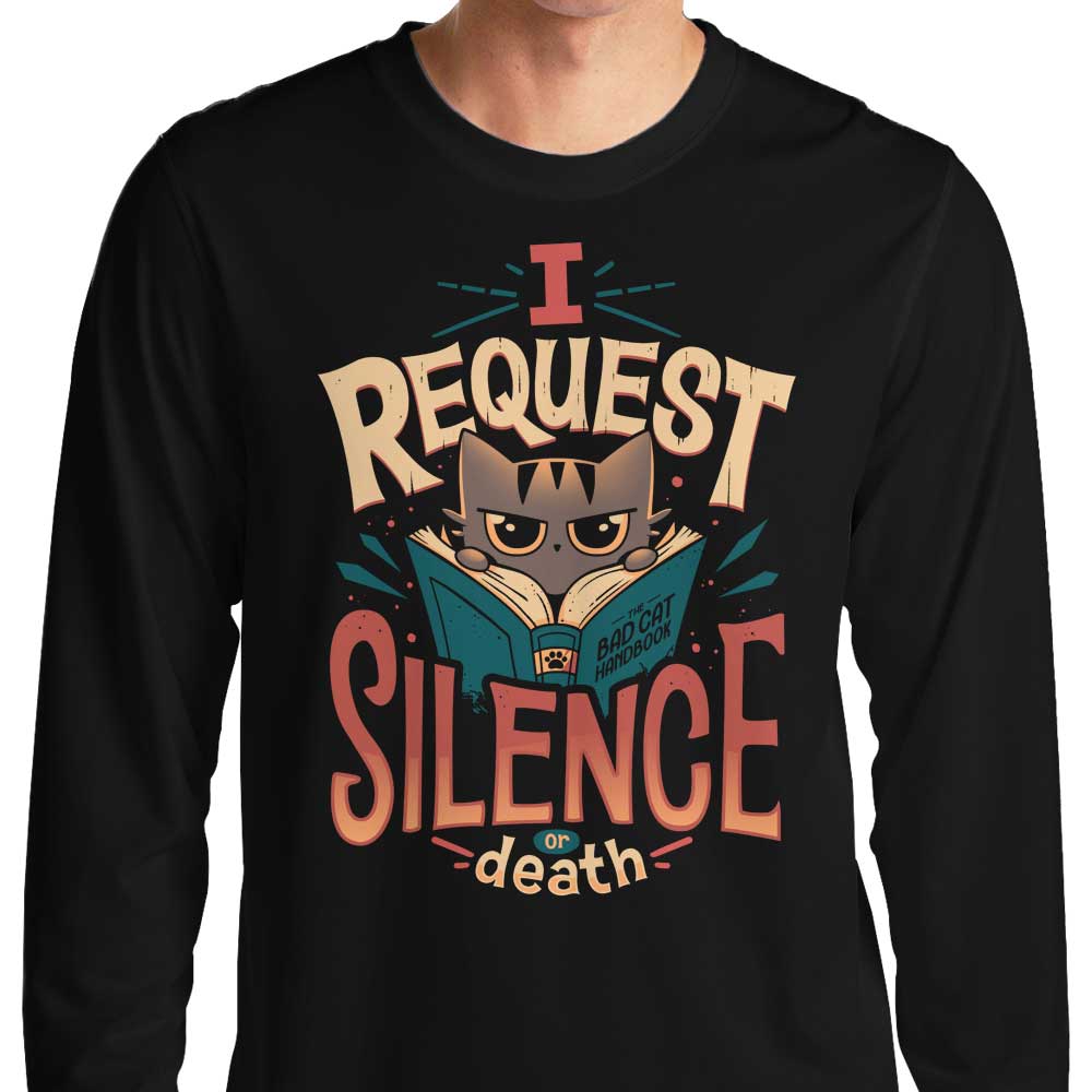 I Request Silence - Adult & Kids T-Shirts, Sweatshirts & Hoodies apparel design preview 1