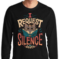 I Request Silence - Adult & Kids T-Shirts, Sweatshirts & Hoodies apparel design preview 1