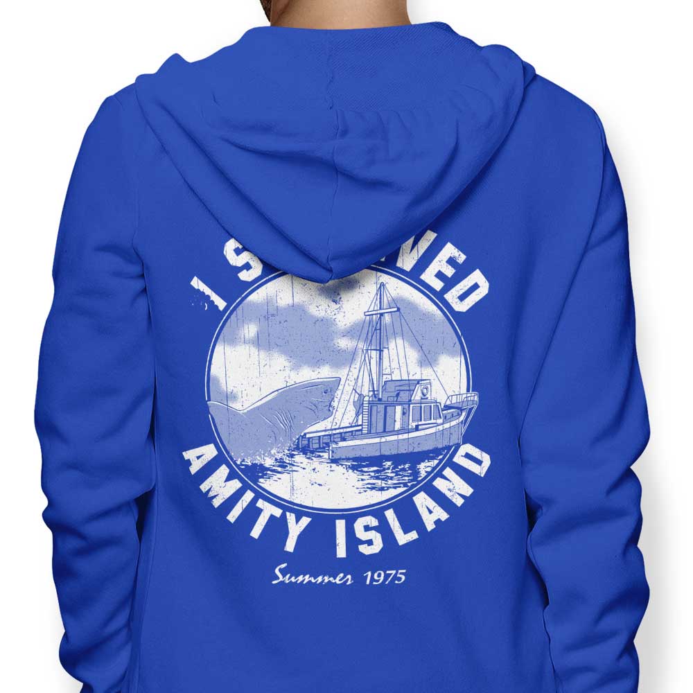 I Survived Amity Island - Adult & Kids T-Shirts, Sweatshirts & Hoodies apparel design preview 1