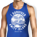 I Survived Amity Island Tank Top - Adult & Kids T-Shirts, Sweatshirts & Hoodies apparel design preview 1
