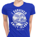 I Survived Amity Island Women's Apparel - Adult & Kids T-Shirts, Sweatshirts & Hoodies apparel design preview 1