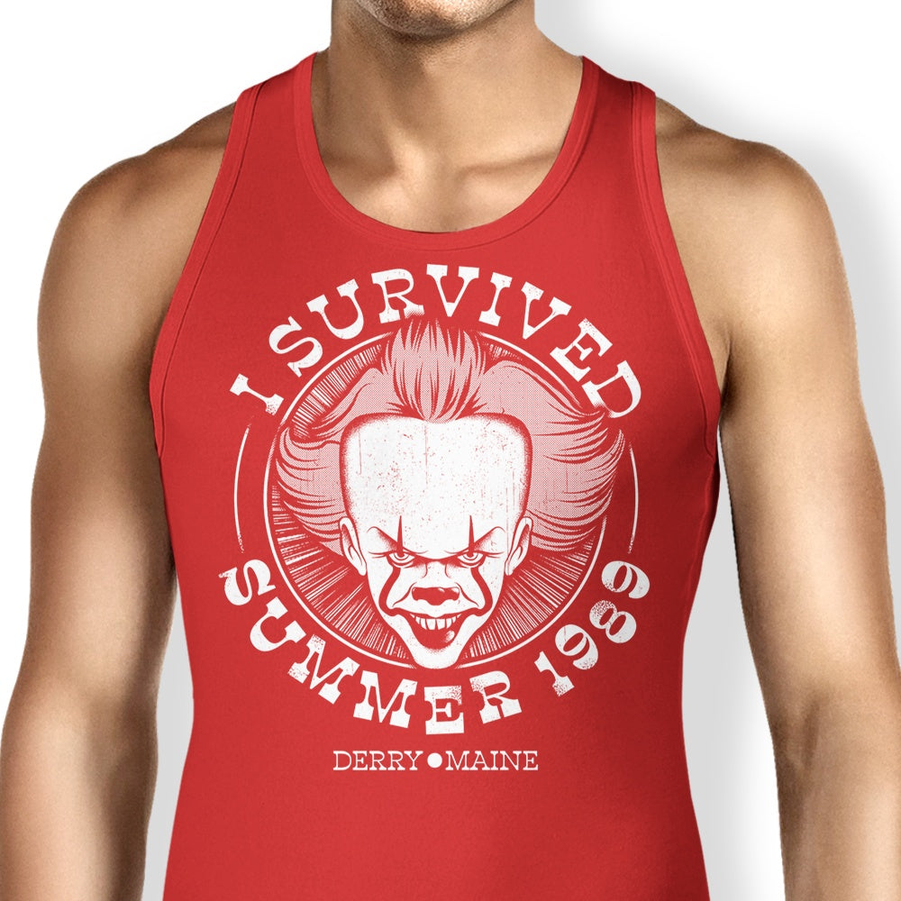 I Survived Derry Tank Top - Adult & Kids T-Shirts, Sweatshirts & Hoodies apparel design preview 1