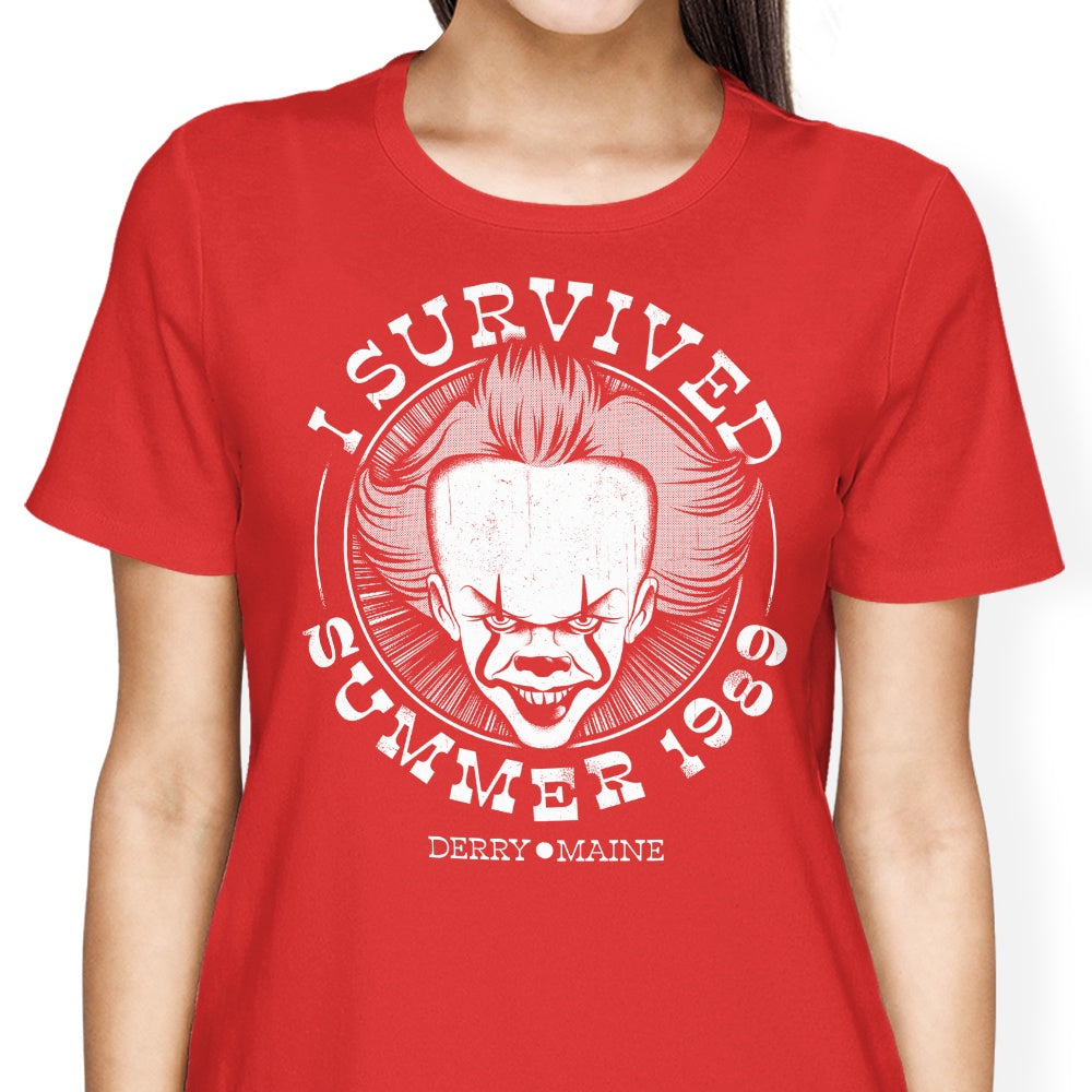 I Survived Derry Women's Apparel - Adult & Kids T-Shirts, Sweatshirts & Hoodies apparel design preview 2