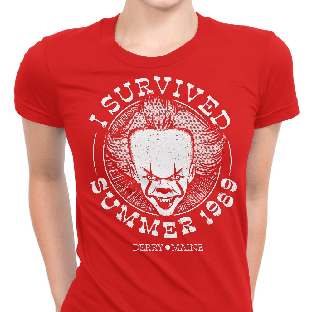 I Survived Derry Women's Apparel - Adult & Kids T-Shirts, Sweatshirts & Hoodies apparel design preview 1