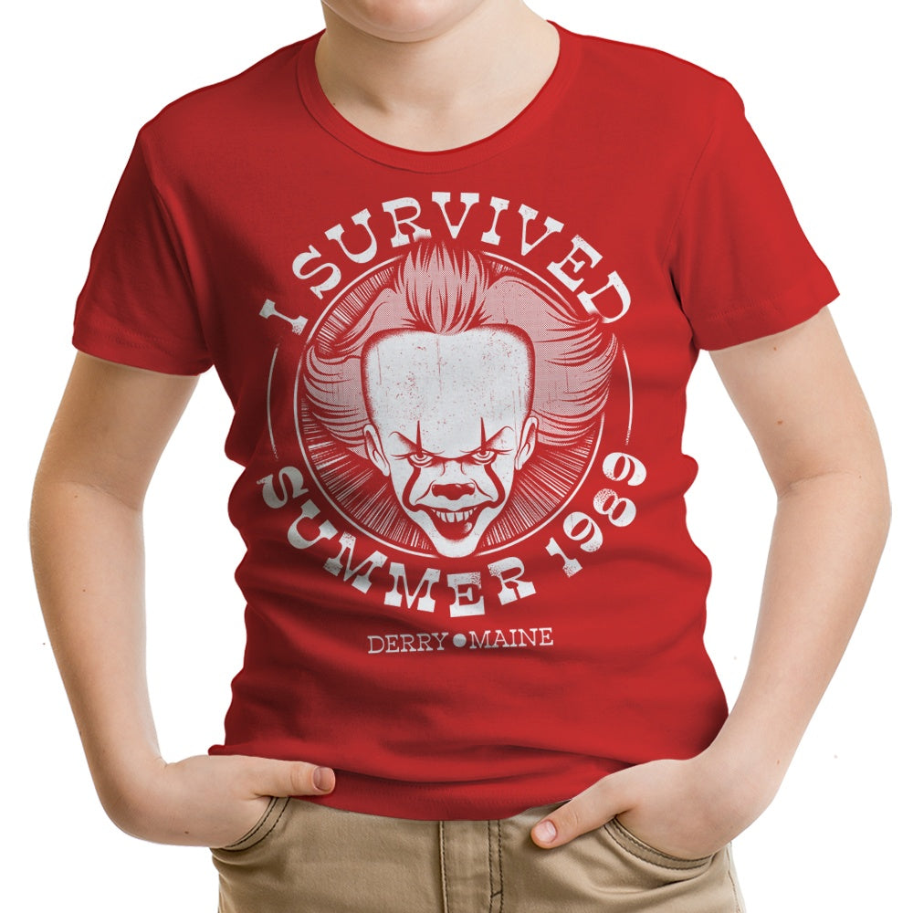 I Survived Derry Youth Apparel - Adult & Kids T-Shirts, Sweatshirts & Hoodies apparel design preview 1
