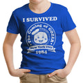 I Survived Gozer Youth Apparel - Adult & Kids T-Shirts, Sweatshirts & Hoodies apparel design preview 1