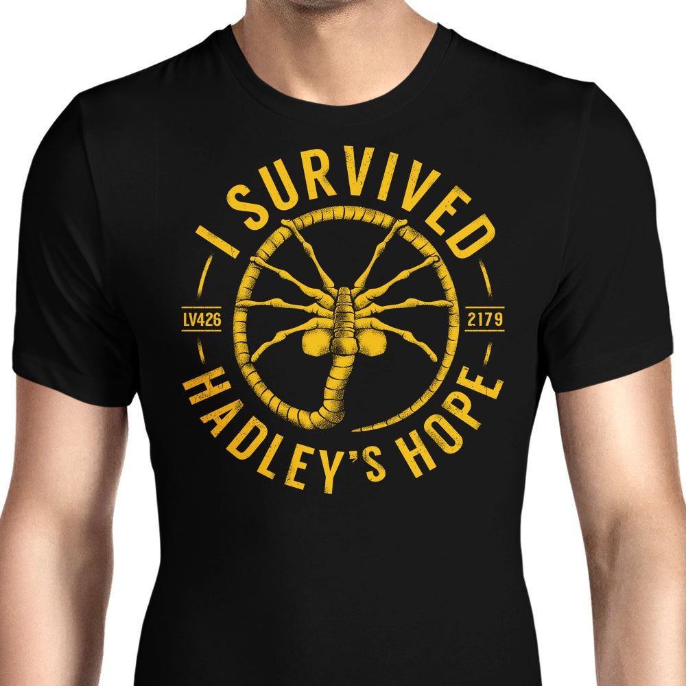 I Survived Hadley's Hope Men's Apparel - Adult & Kids T-Shirts, Sweatshirts & Hoodies apparel design preview 1