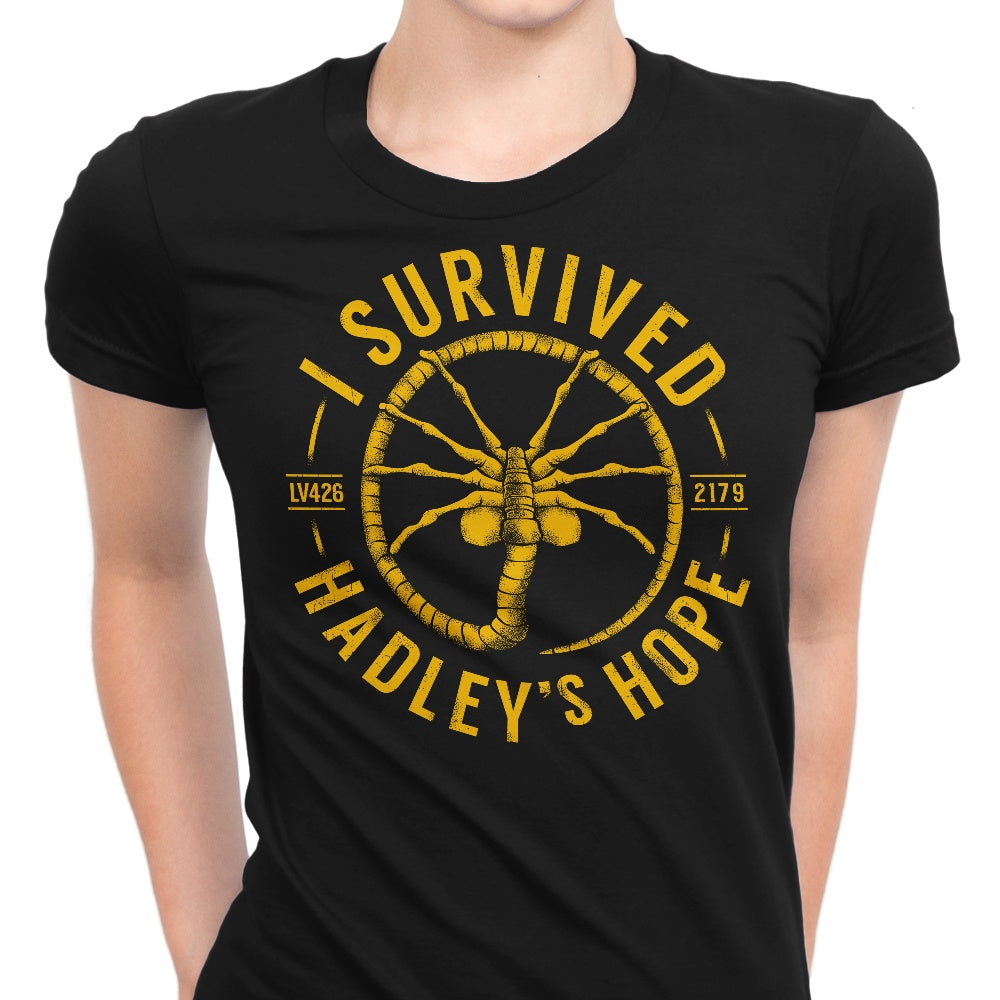 I Survived Hadley's Hope Women's Apparel - Adult & Kids T-Shirts, Sweatshirts & Hoodies apparel design preview 1