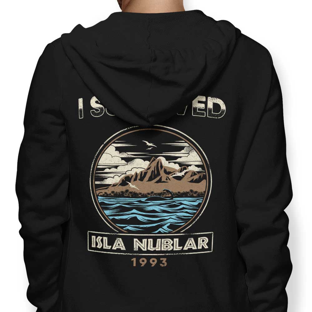 I Survived Isla Nublar - Adult & Kids T-Shirts, Sweatshirts & Hoodies apparel design preview 1