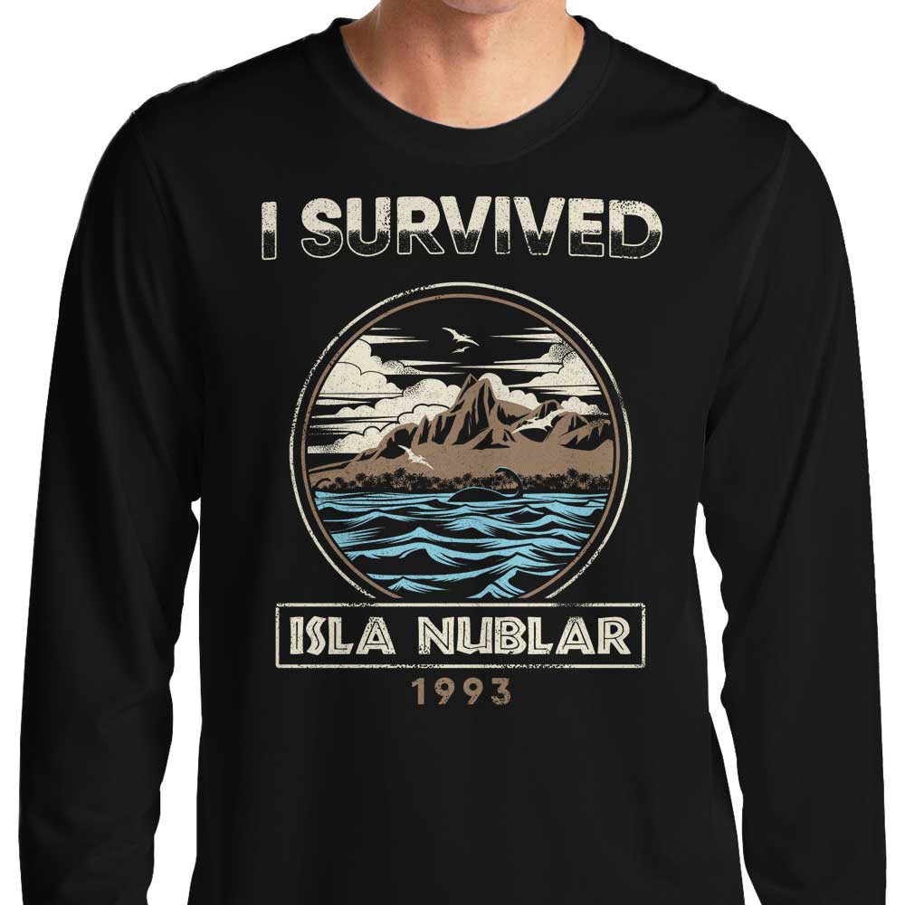I Survived Isla Nublar - Adult & Kids T-Shirts, Sweatshirts & Hoodies apparel design preview 1