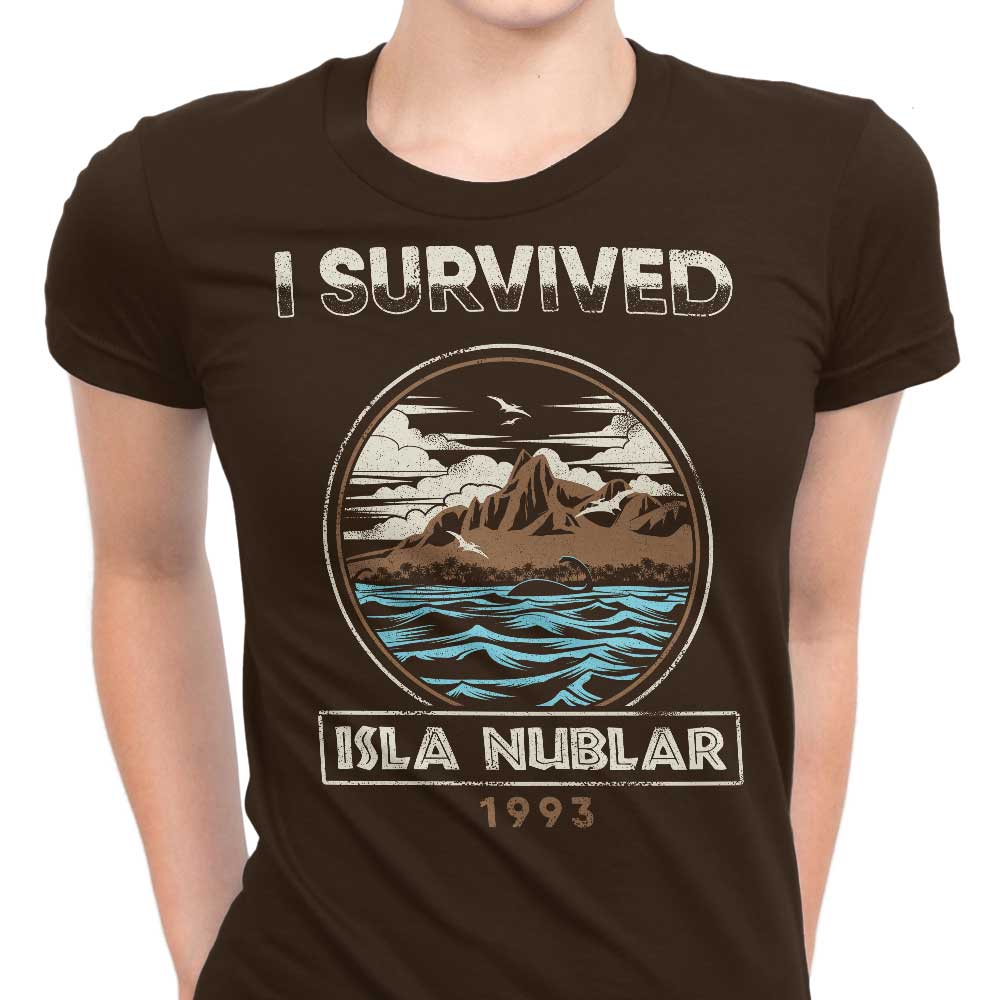 I Survived Isla Nublar Women's Apparel - Adult & Kids T-Shirts, Sweatshirts & Hoodies apparel design preview 1