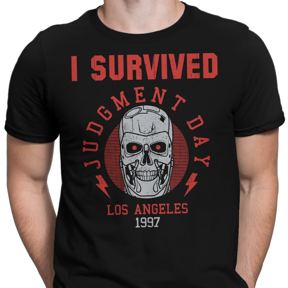 I Survived Judgement Day Men's Apparel - Adult & Kids T-Shirts, Sweatshirts & Hoodies apparel design preview 2