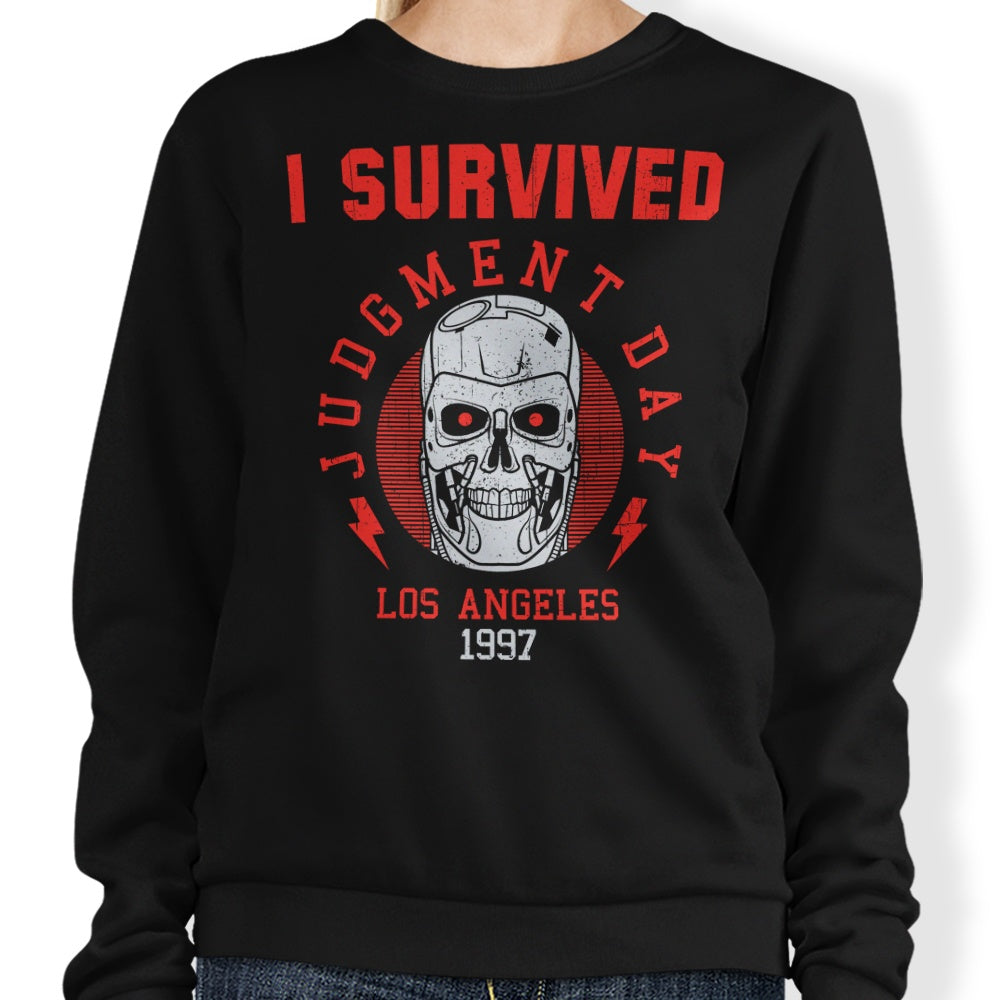 I Survived Judgement Day - Adult & Kids T-Shirts, Sweatshirts & Hoodies apparel design preview 1