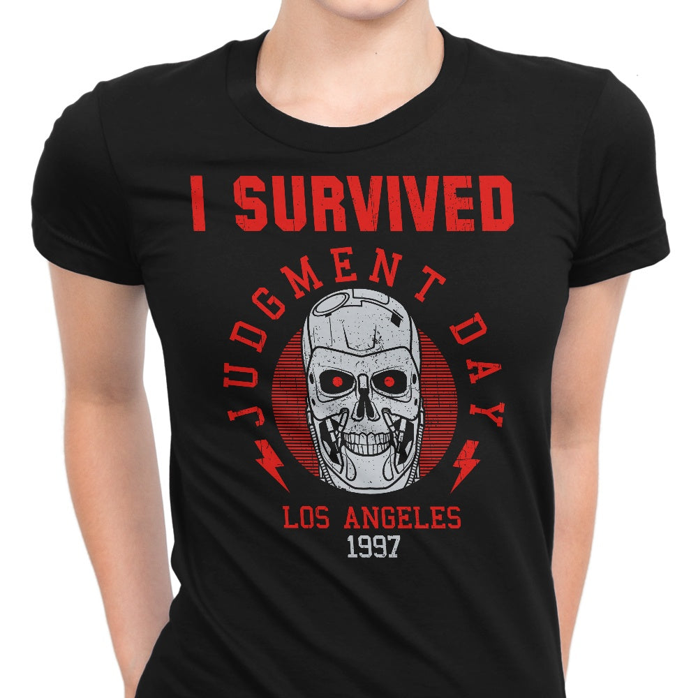 I Survived Judgement Day Women's Apparel - Adult & Kids T-Shirts, Sweatshirts & Hoodies apparel design preview 1