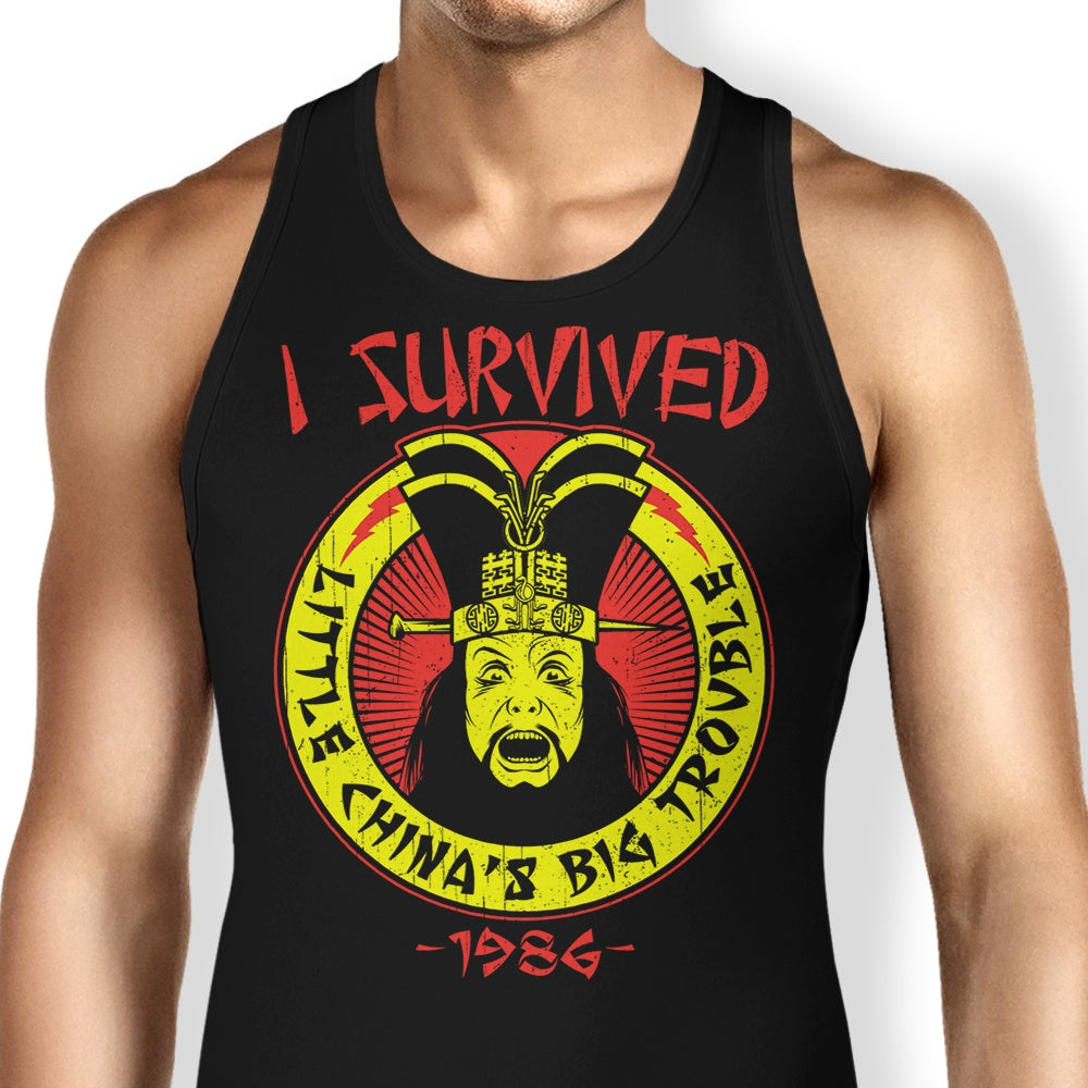 I Survived Little China Tank Top - Adult & Kids T-Shirts, Sweatshirts & Hoodies apparel design preview 1