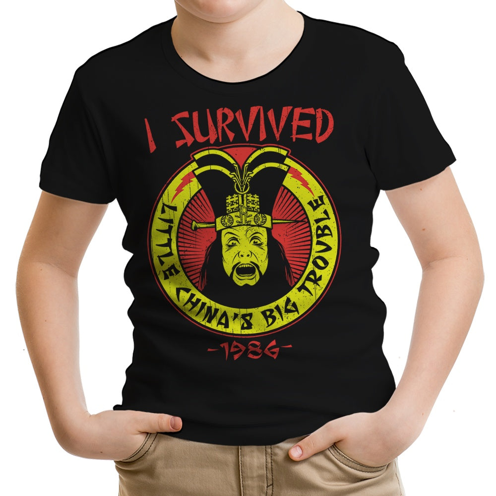 I Survived Little China Youth Apparel - Adult & Kids T-Shirts, Sweatshirts & Hoodies apparel design preview 1