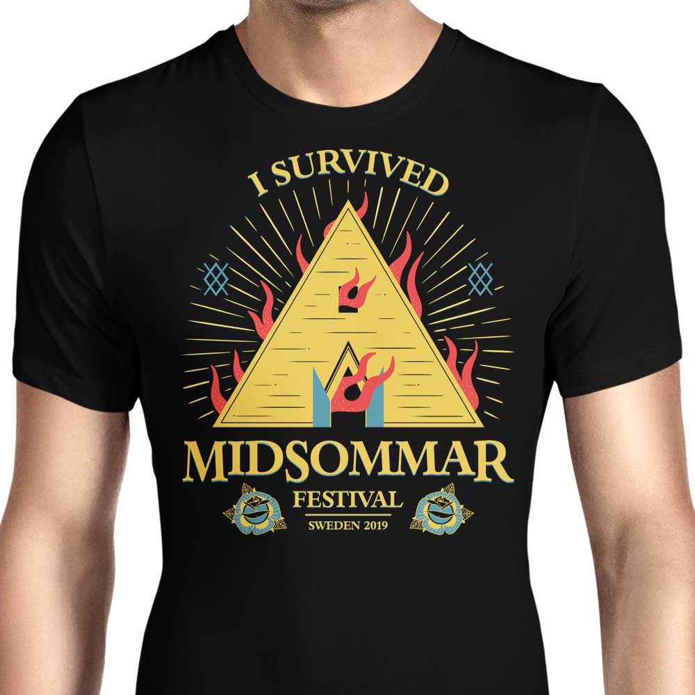 I Survived Midsommar Men's Apparel - Adult & Kids T-Shirts, Sweatshirts & Hoodies apparel design preview 1
