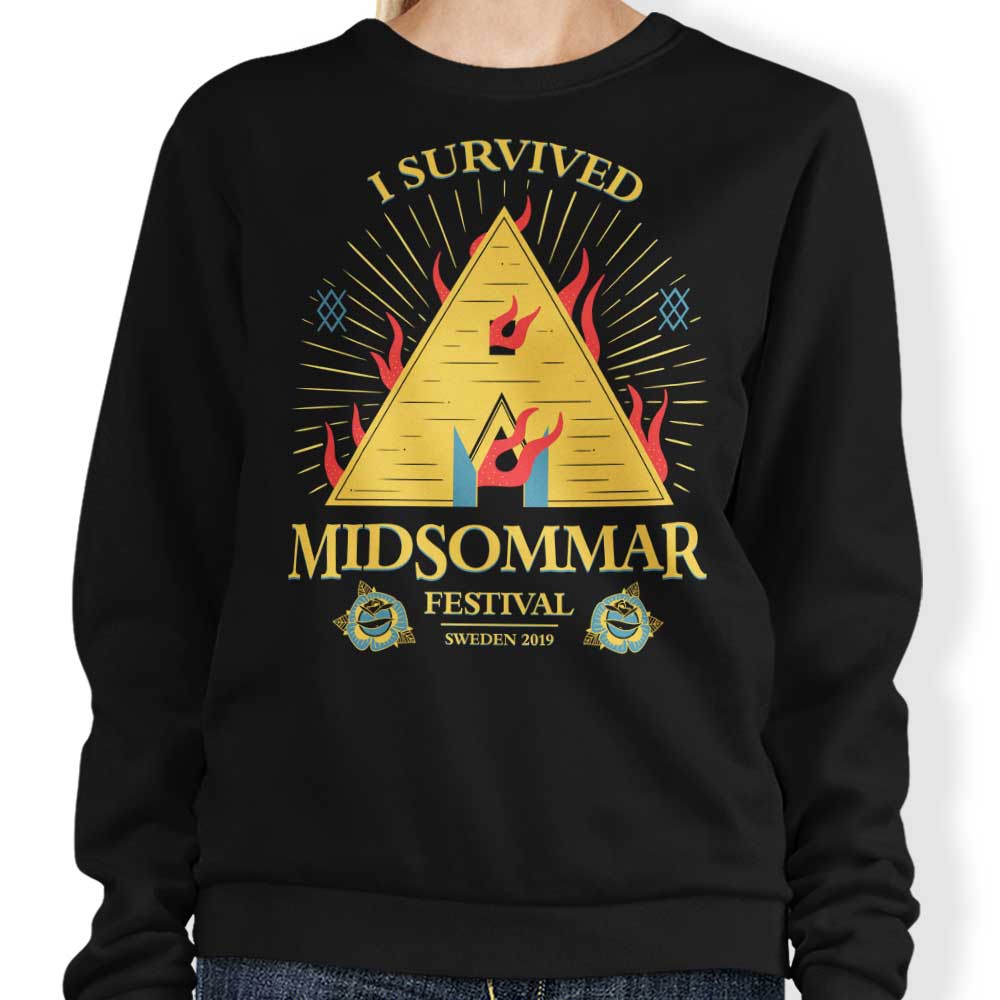 I Survived Midsommar - Adult & Kids T-Shirts, Sweatshirts & Hoodies apparel design preview 1