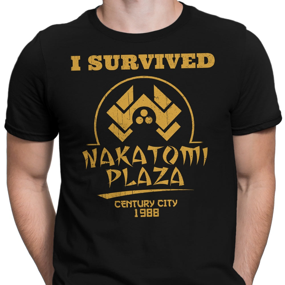 I Survived Nakatomi Plaza Men's Apparel - Adult & Kids T-Shirts, Sweatshirts & Hoodies apparel design preview 2