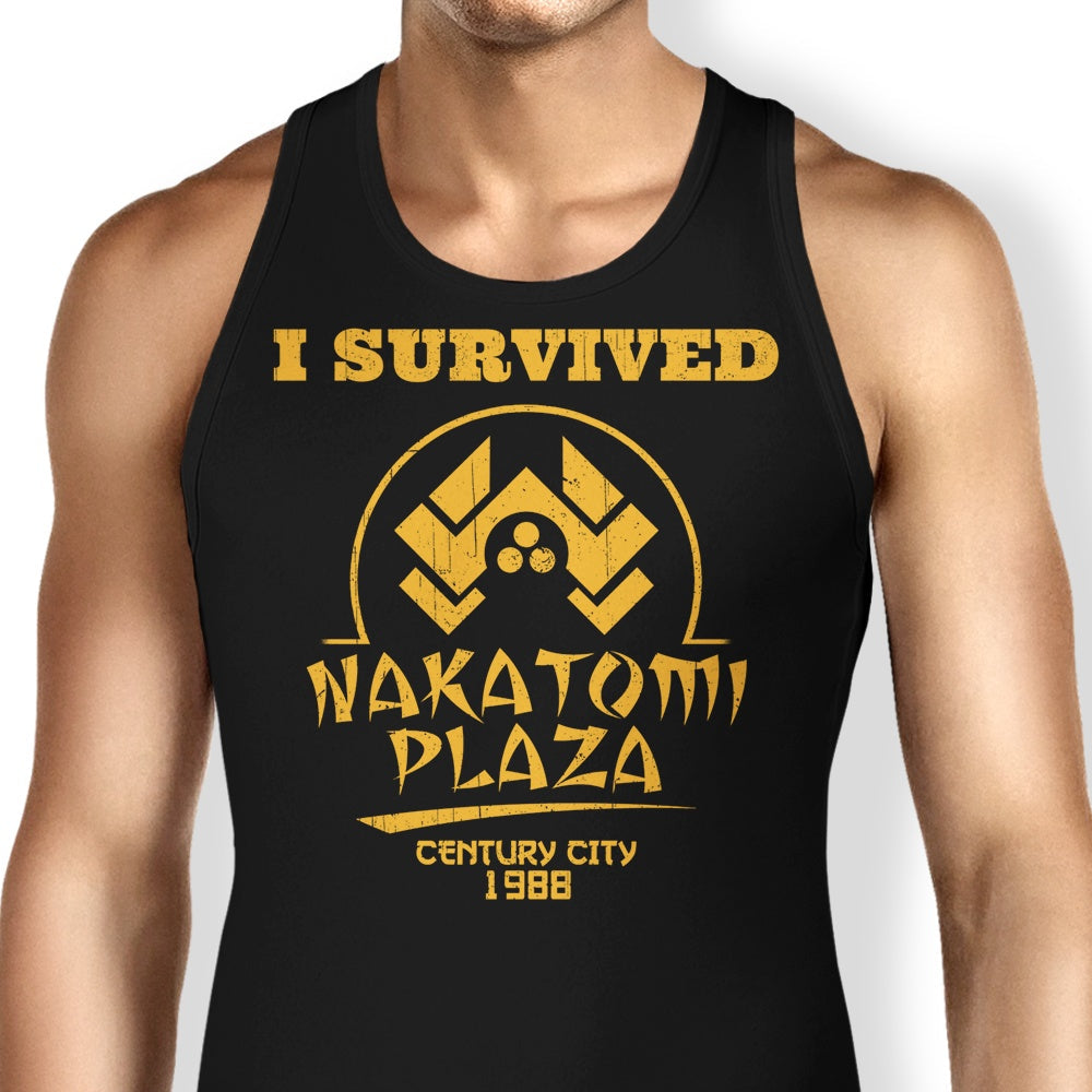 I Survived Nakatomi Plaza Tank Top - Adult & Kids T-Shirts, Sweatshirts & Hoodies apparel design preview 1