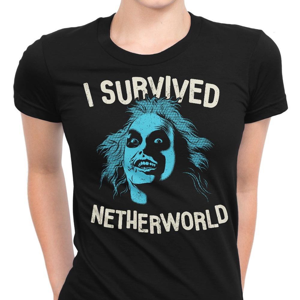 I Survived Netherworld Women's Apparel - Adult & Kids T-Shirts, Sweatshirts & Hoodies apparel design preview 1