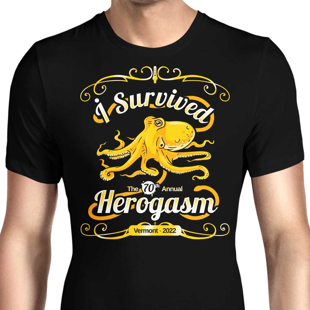 I Survived the Hero Gathering Men's Apparel - Adult & Kids T-Shirts, Sweatshirts & Hoodies apparel design preview 1