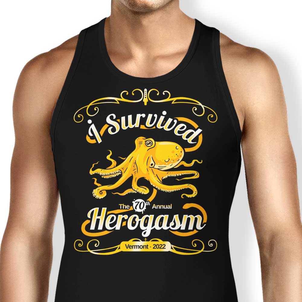 I Survived the Hero Gathering Tank Top - Adult & Kids T-Shirts, Sweatshirts & Hoodies apparel design preview 1