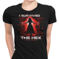 I Survived the Hex Women's Apparel - Adult & Kids T-Shirts, Sweatshirts & Hoodies apparel design preview 1